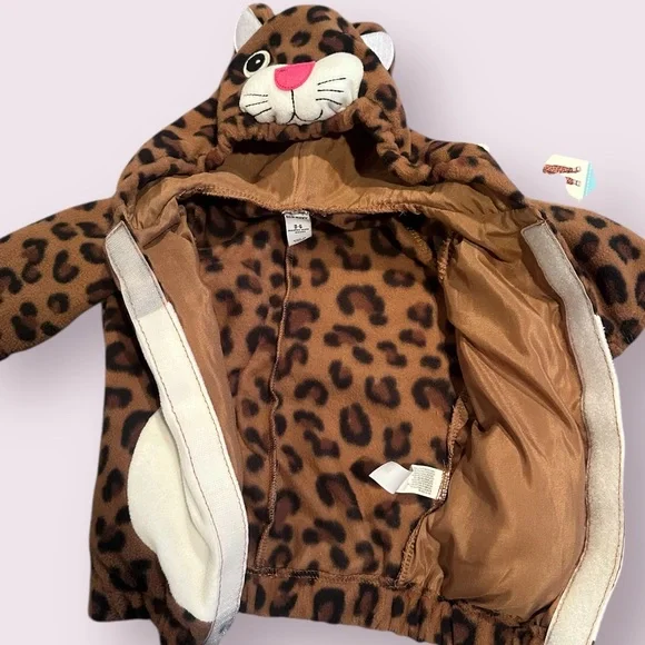 NWT 2013 Old Navy Leopard Print Baby Halloween Costume Size 0-6 Months - Picture 6 of 11